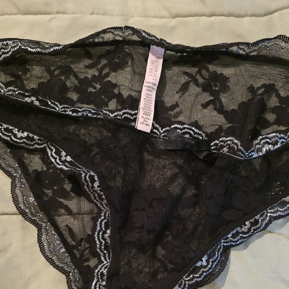 Victoria's Secret Black Lace Panties Intimates